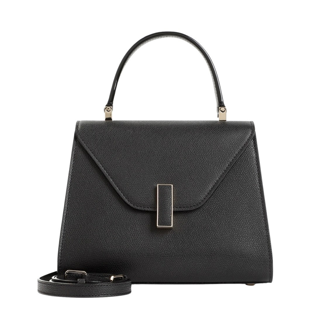 Valextra Black Calf Leather Mini Bag