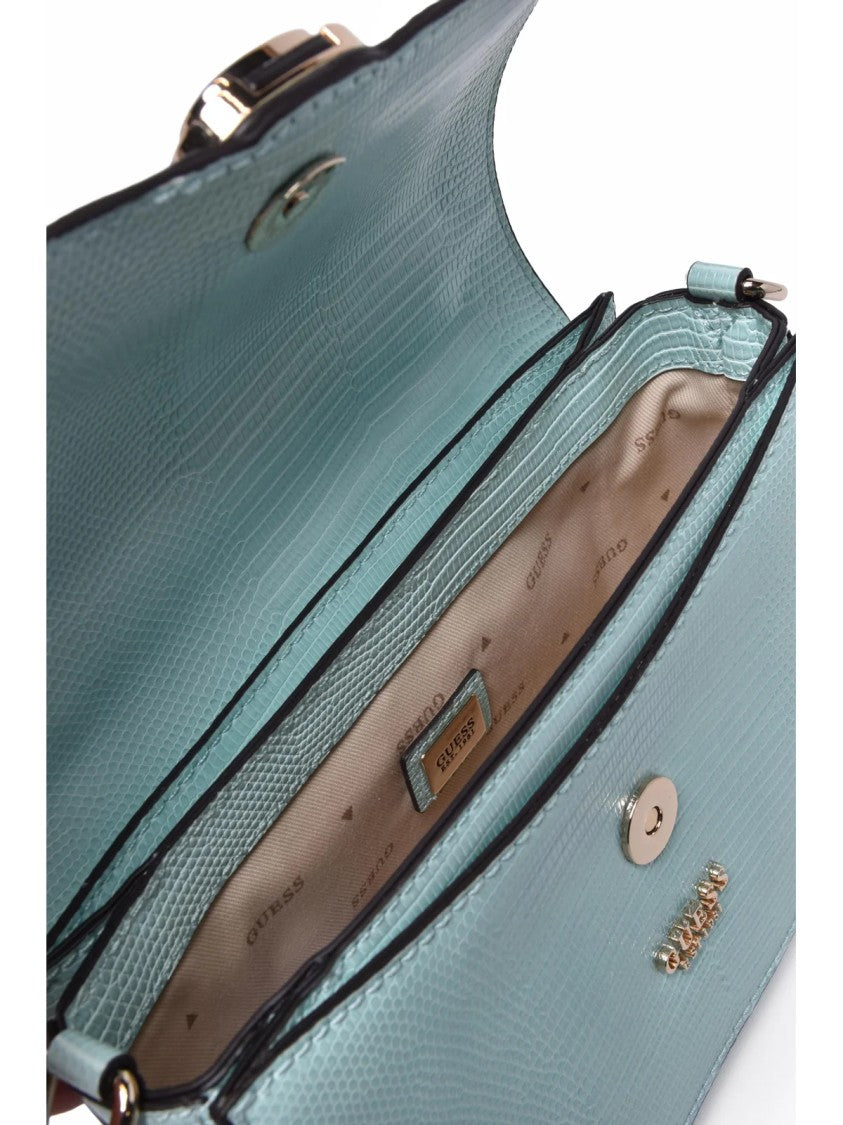Guess Aqua Polyamide Adjustable Shoulder Bag