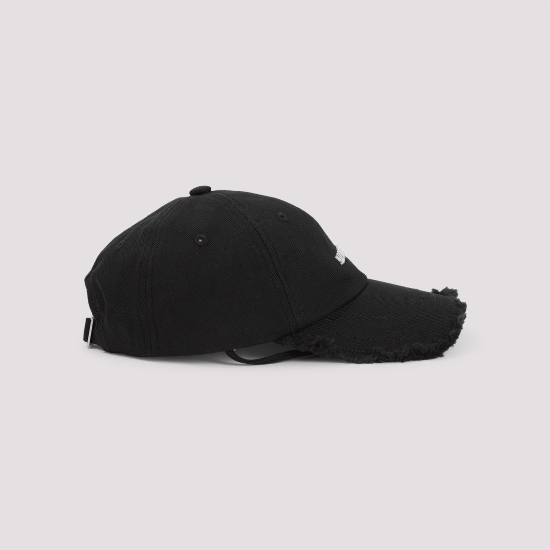 Jacquemus Frayed Brim Cotton Cap