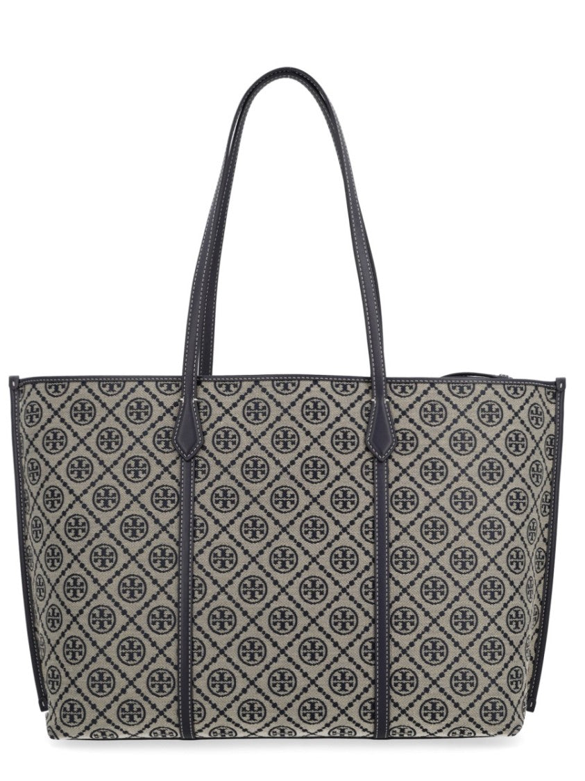Tory Burch Geometric Patterned Tote Bag With Structured Silhouette