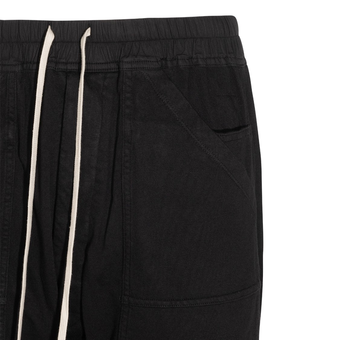 Drkshdw By Rick Owens Black Cotton Cargo Pants