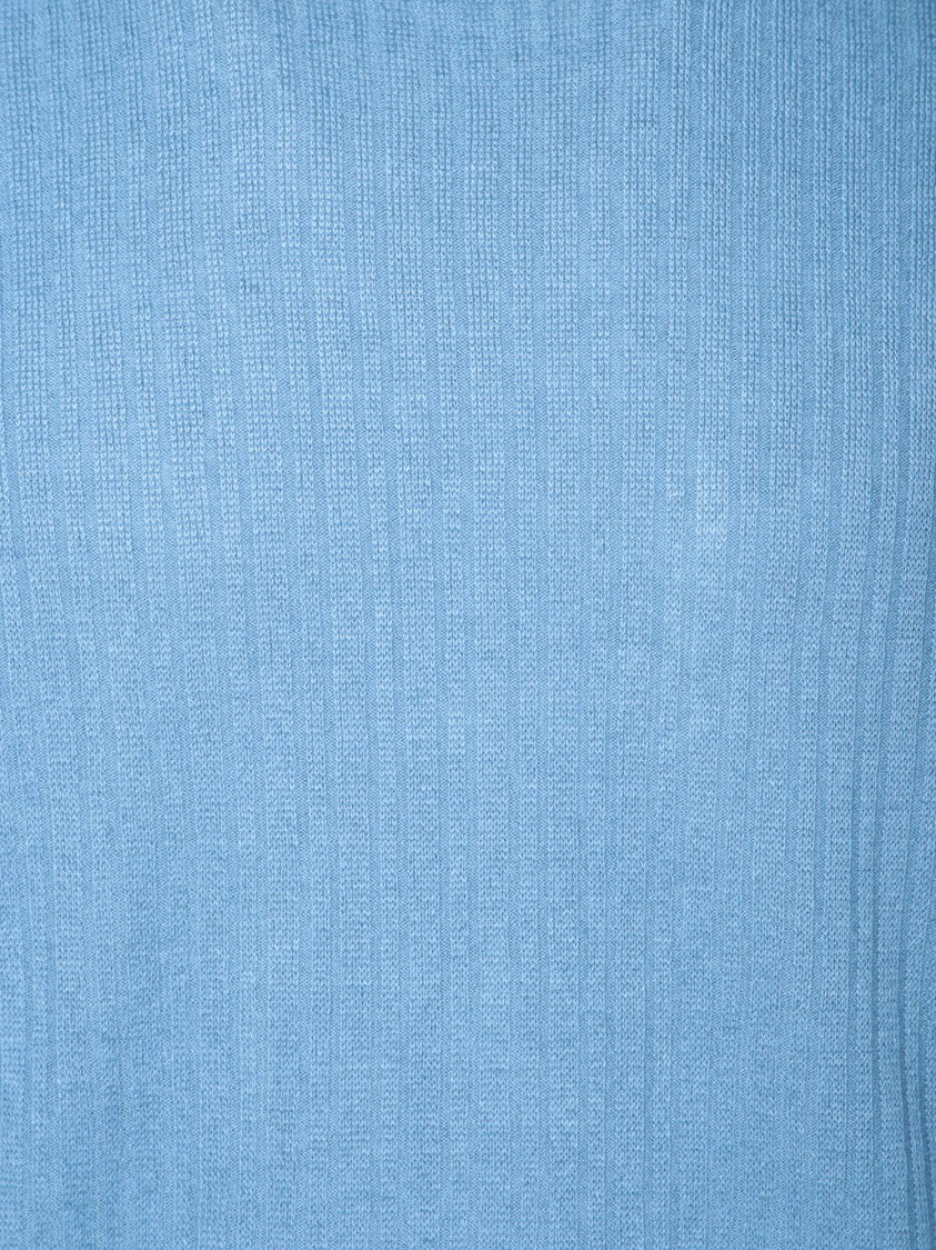 Lardini Short Sleeve T-Shirt In Soft Ribbed Texture