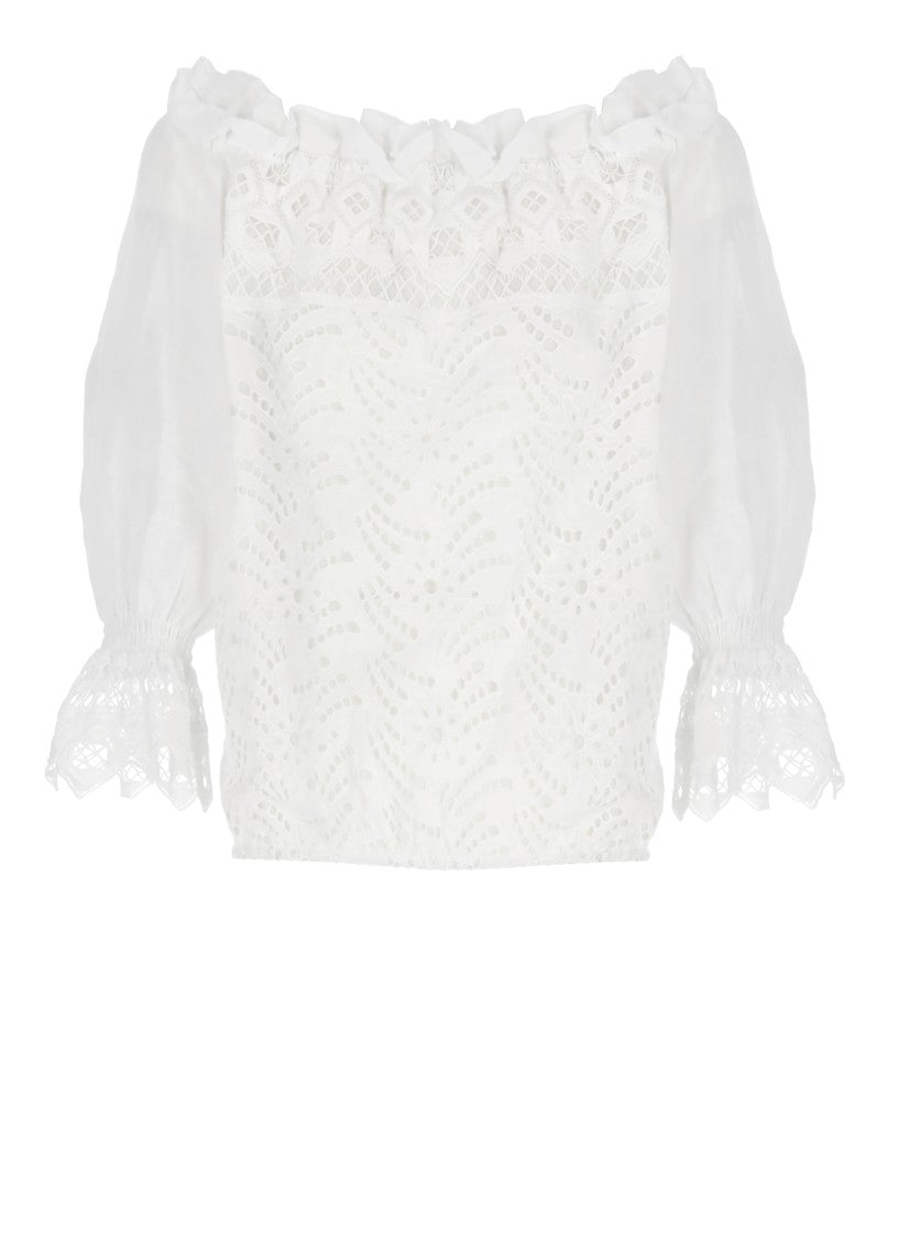 Temptation Linen And Cotton Blouse