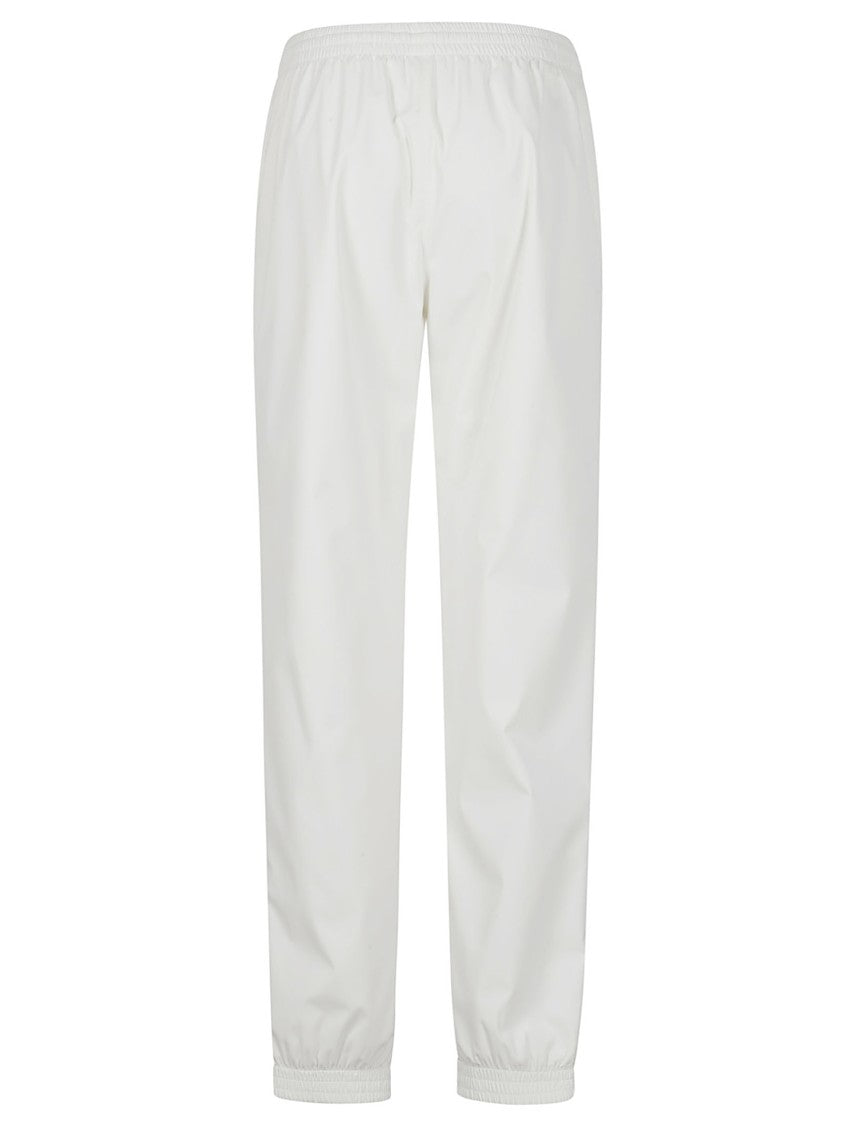 Balenciaga Straight Pants With Contrasting Lettering Logo