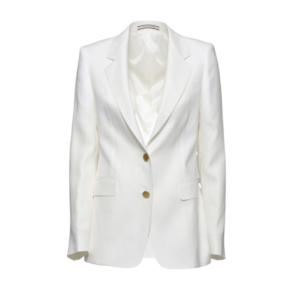 Tagliatore J-Parigi Single-Breasted Jacket In White Linen Twill