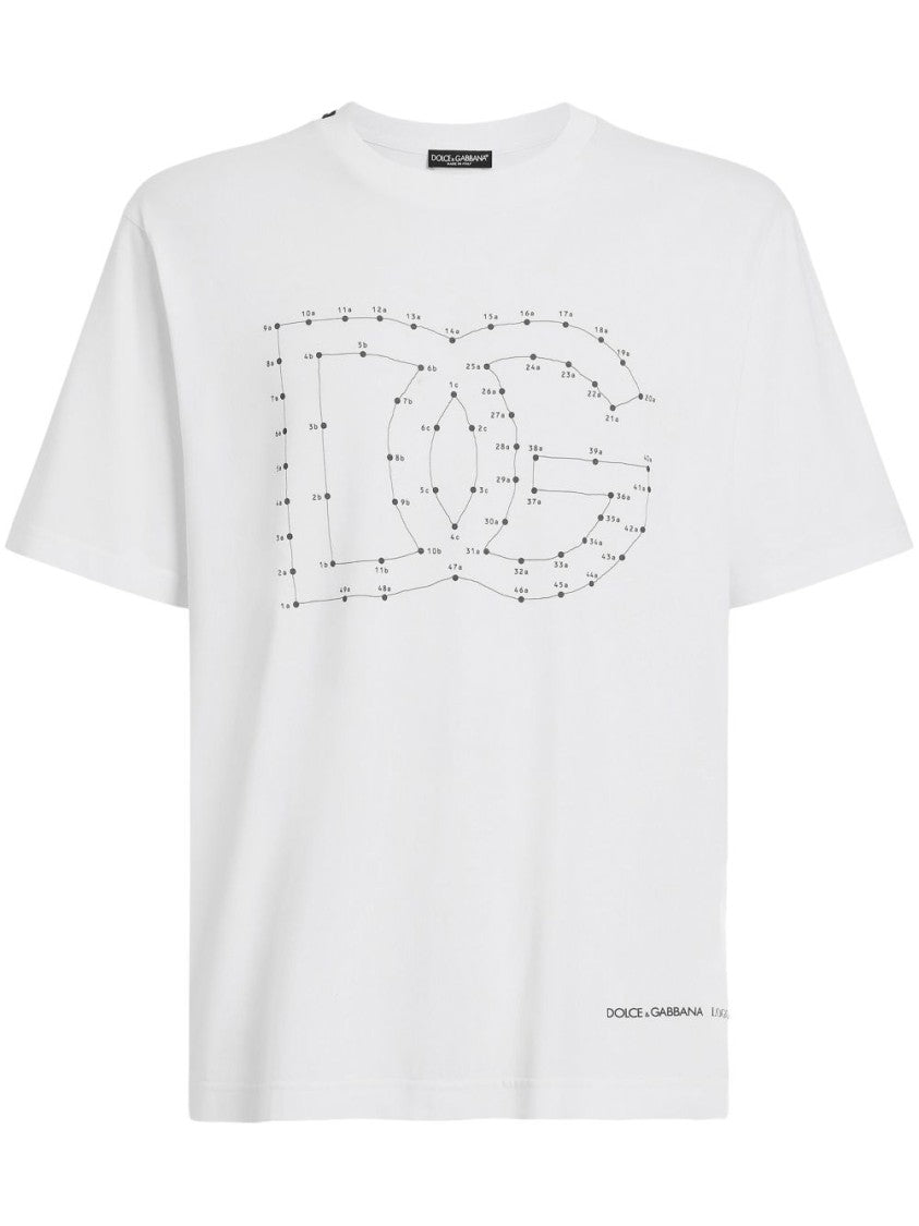 Dolce & Gabbana Graphic Short Sleeve T-Shirt