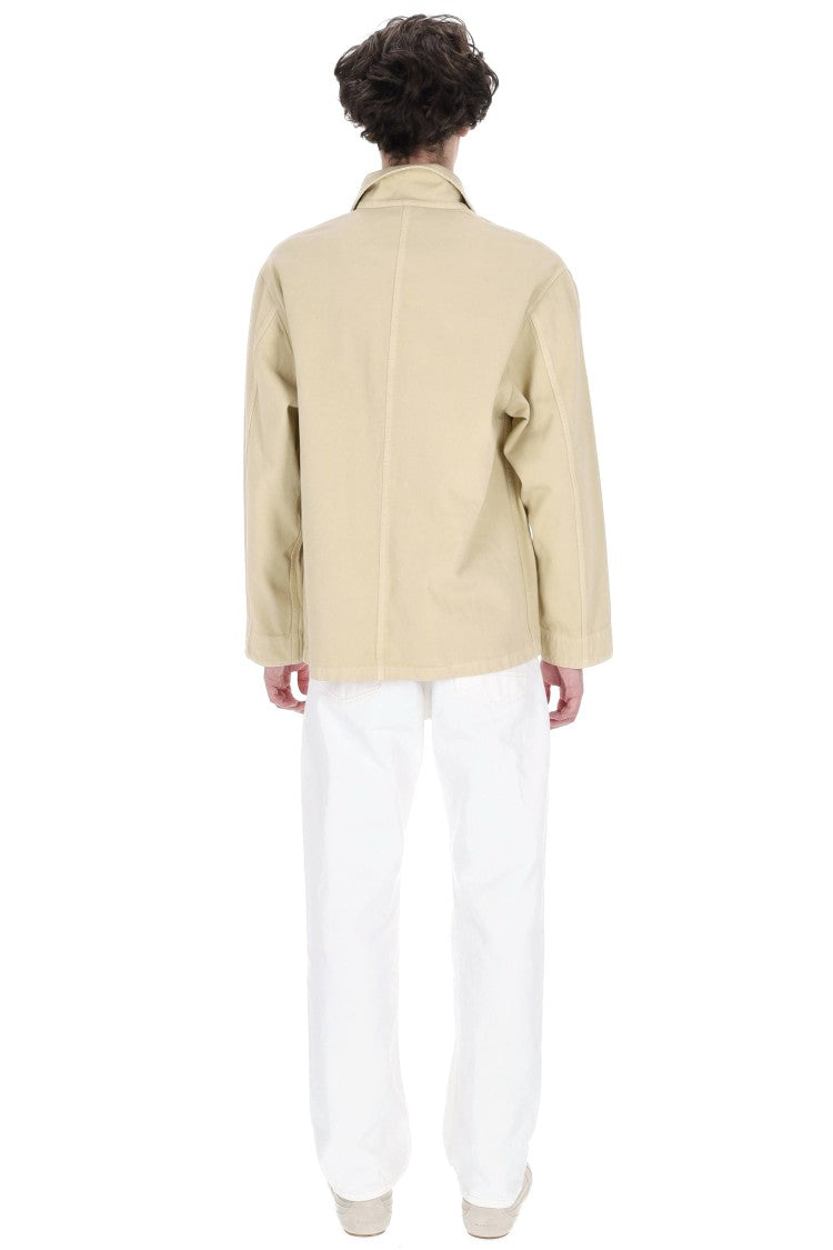 A.P.C. Loose Fit Cotton Denim Overshirt Jacket