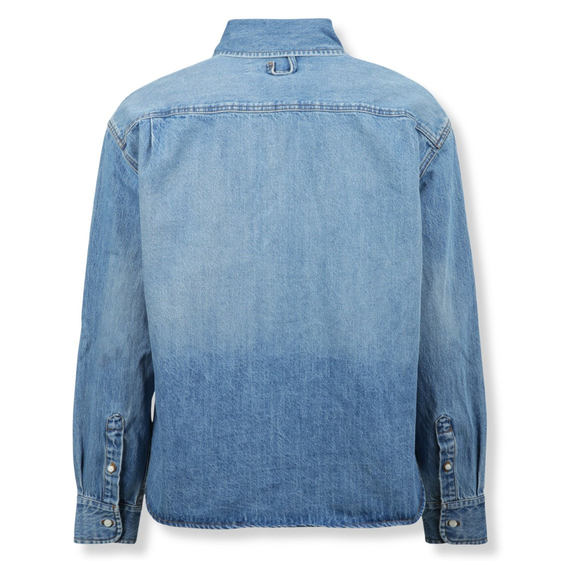 Jacquemus Loose-Fitting Denim Shirt With Gradient Wash