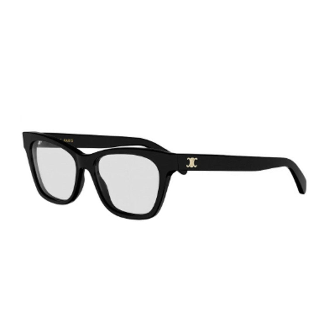 Celine Black Triomphe Mini Acetate Cat-Eye Sunglasses