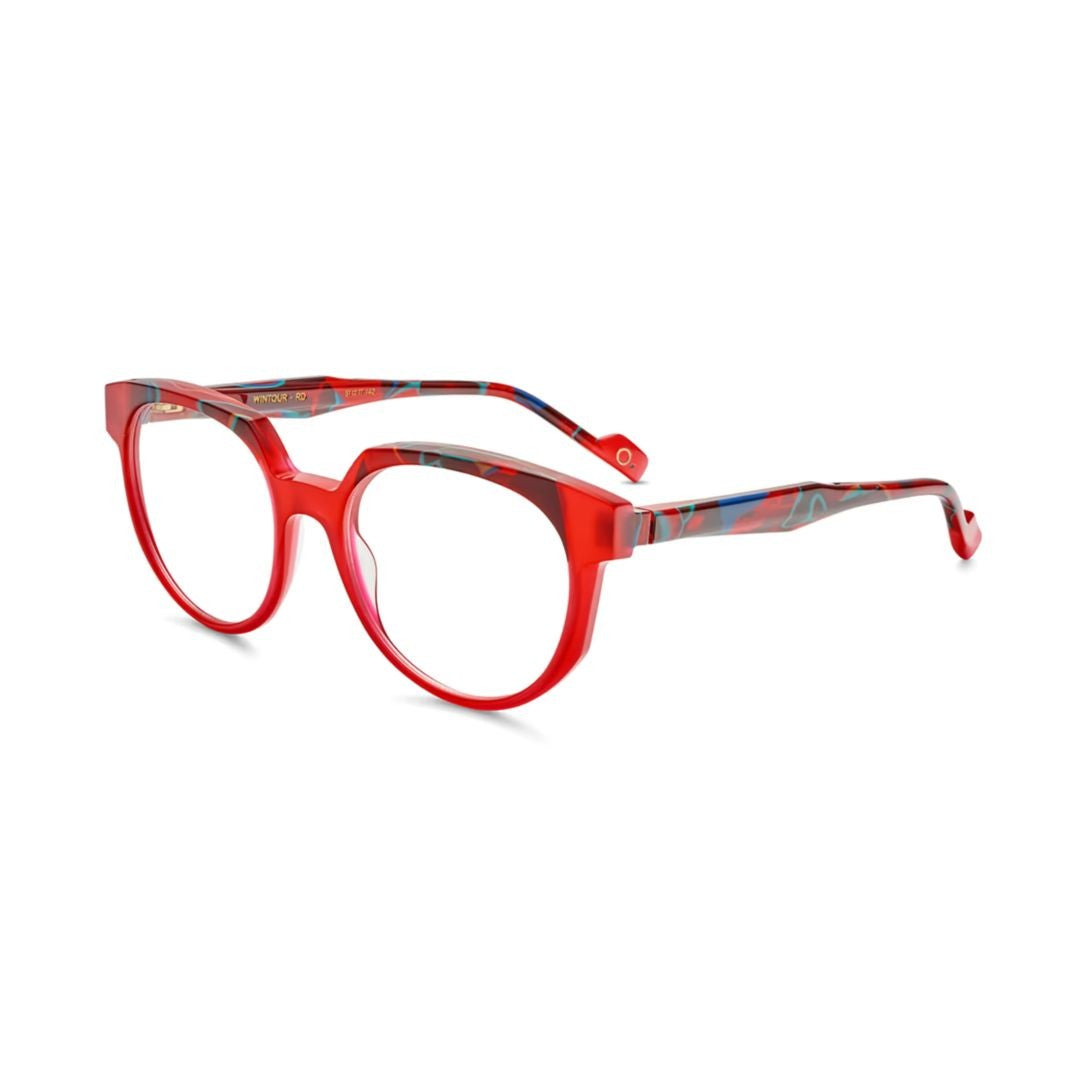 Etnia Barcelona Wintour Rounded Acetate Sunglasses With Colorful Temples