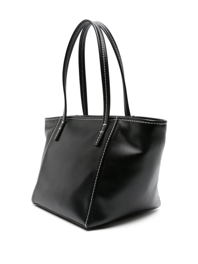 By Far Black Leather Handbag