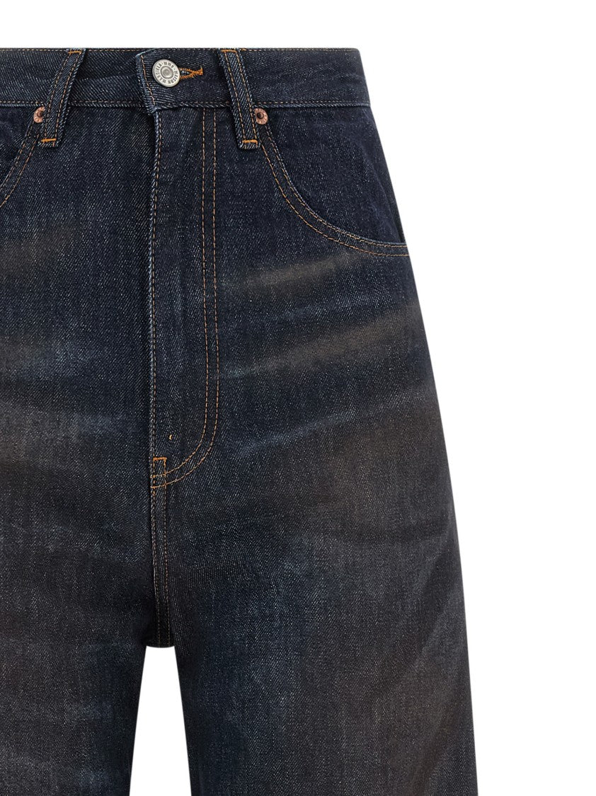 Mm6 By Maison Margiela High-Waisted 5-Pocket Jeans