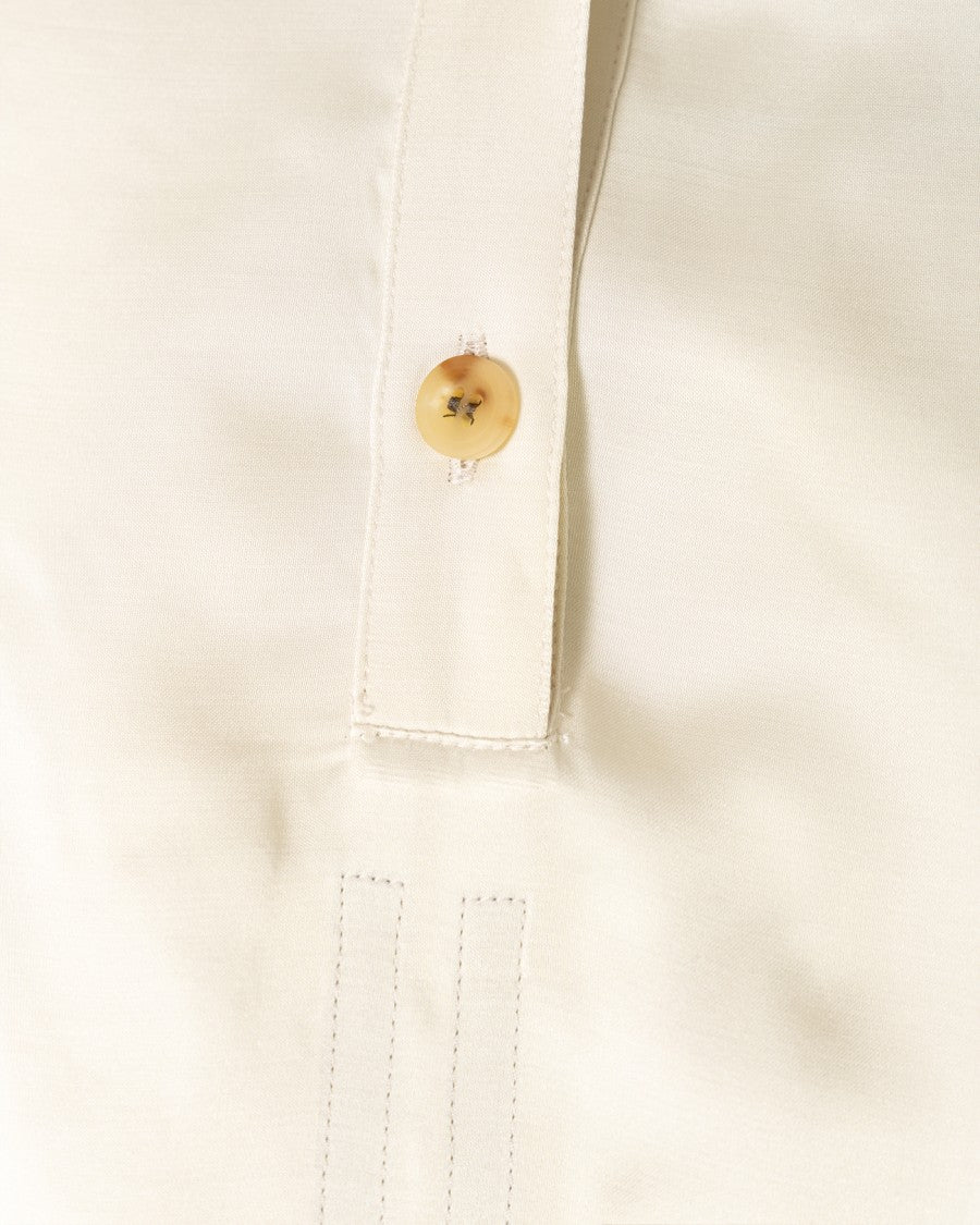 Rick Owens Satin-Finish White Dress