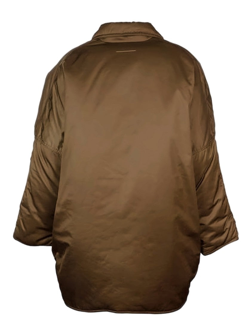 Mm6 By Maison Margiela Oversized Padded Jacket With Classic Collar