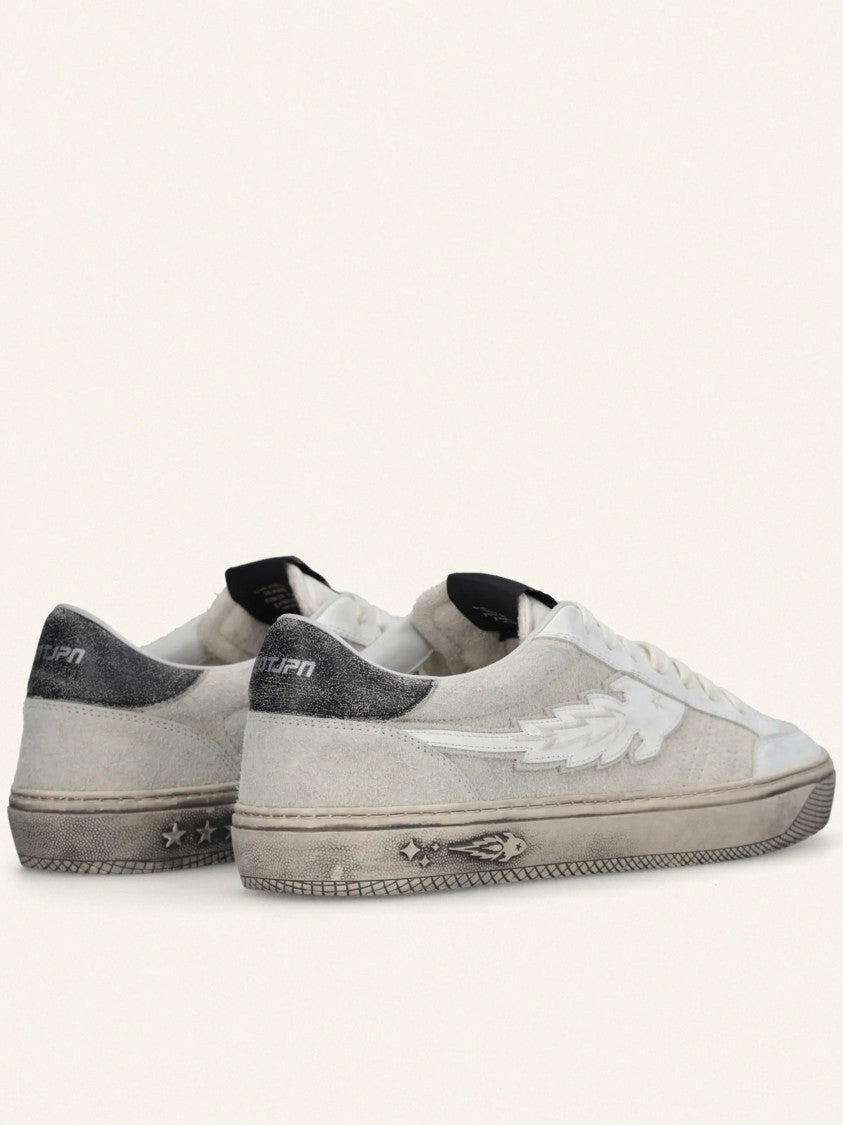 Enterprise Japan Jupiter Rocket 4 White/Grey Suede Sneakers