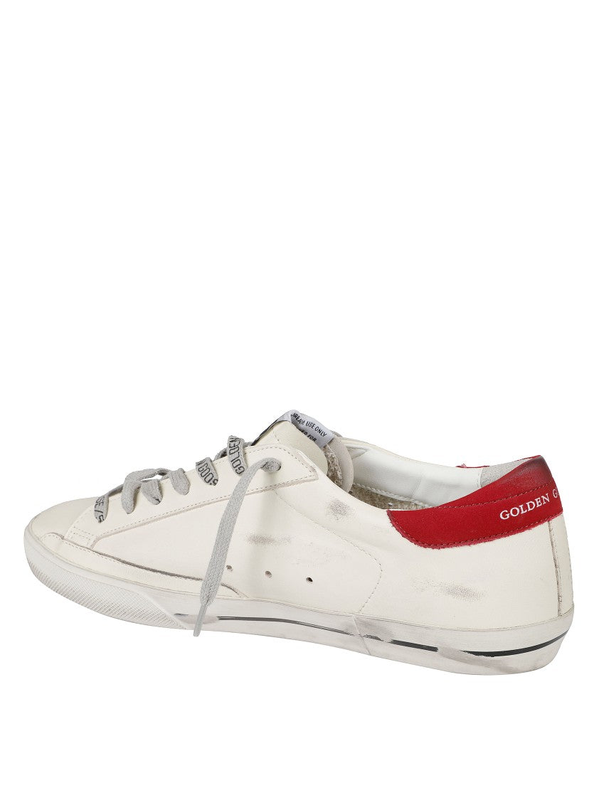 Golden Goose Distressed Leather Low-Top Sneakers