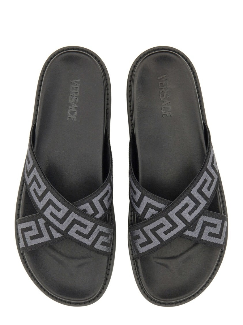Versace Sandal With Logo