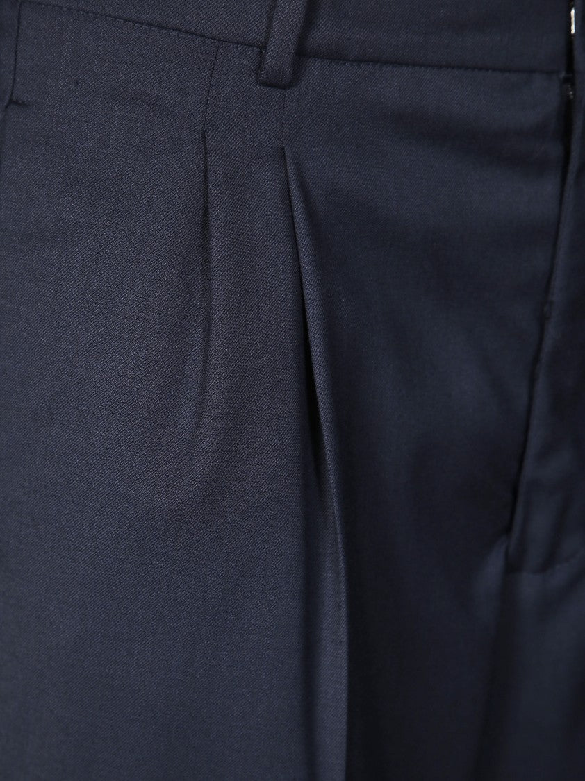 Amaranto Tailored Wool Blend Pants
