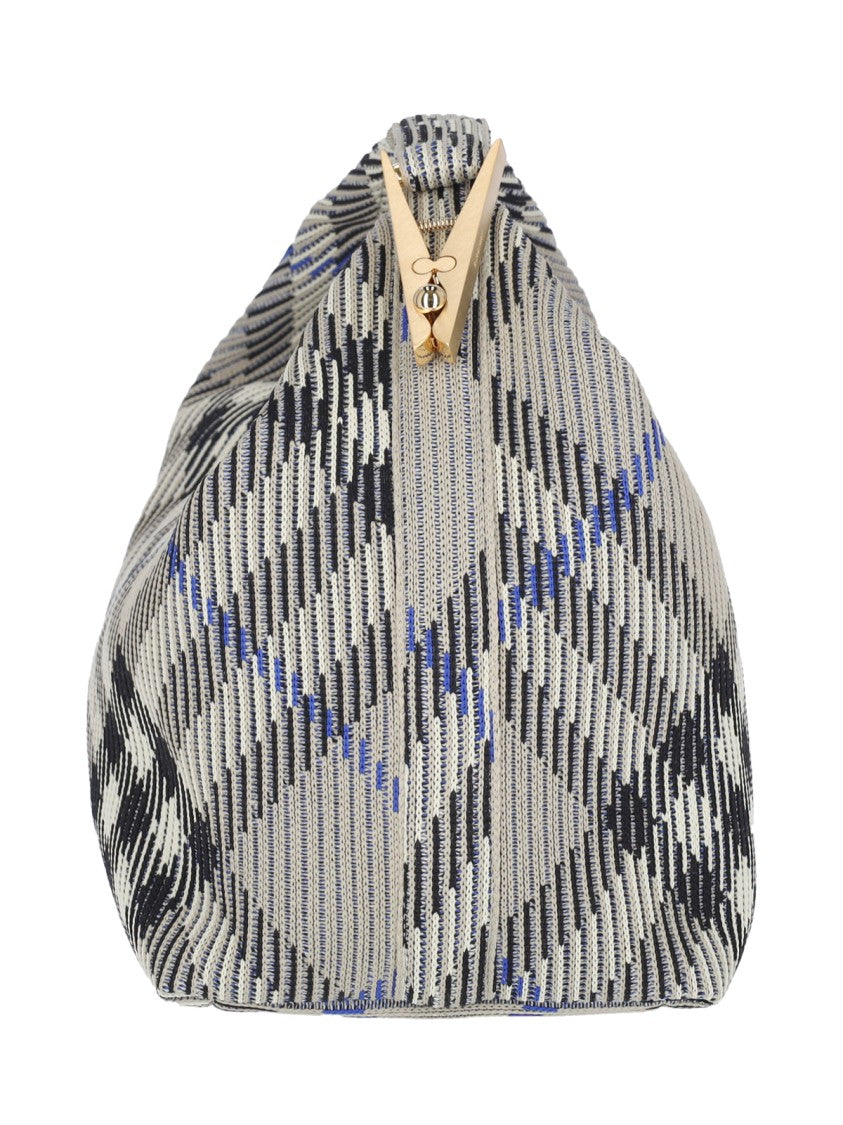 Burberry Medium 'Peg' Handbag – Grey