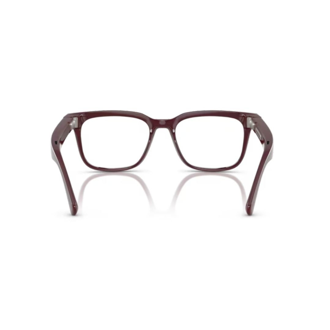 Nuance Audio Glossy 0Aw5001 Metallic Accent Square Sunglasses