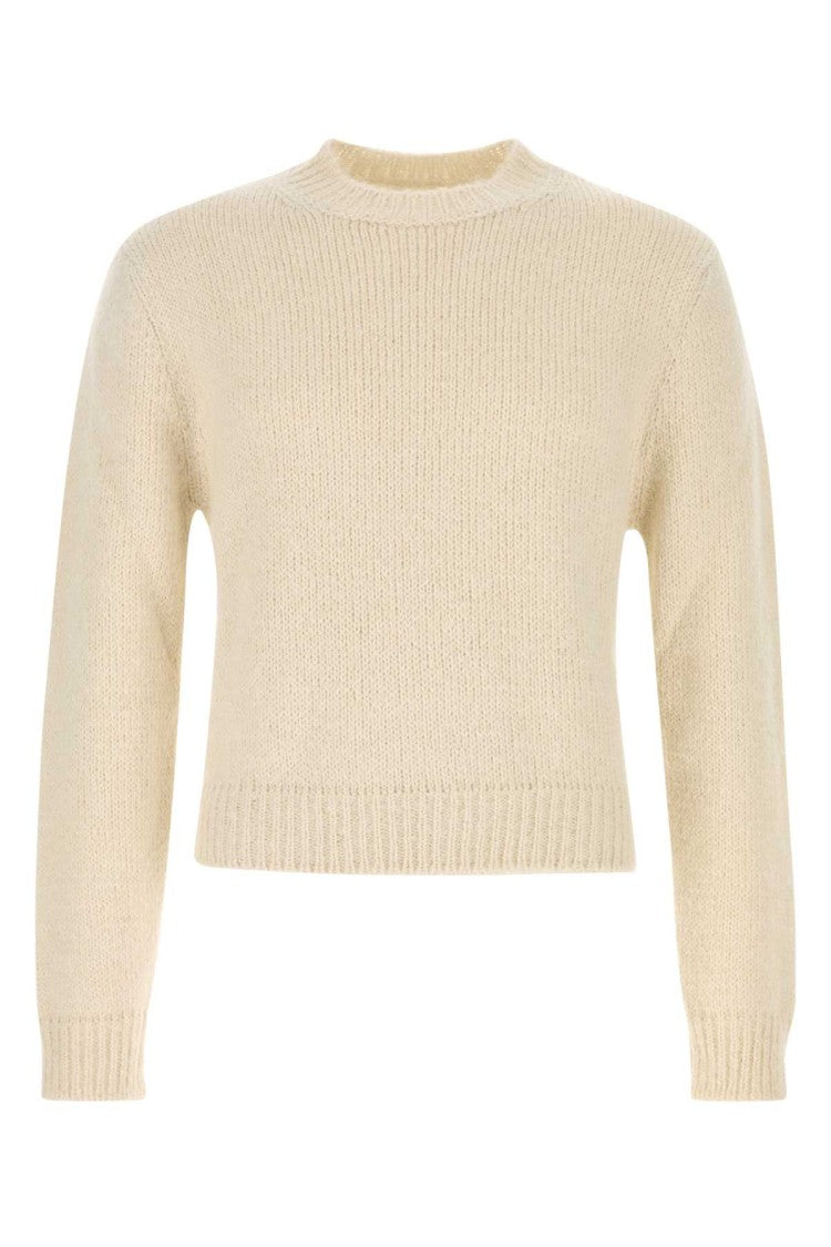 Jil Sander Ivory Alpaca Blend Sweater