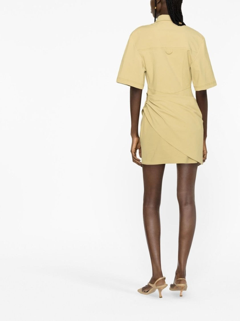 Jacquemus Draped Shirt Dress