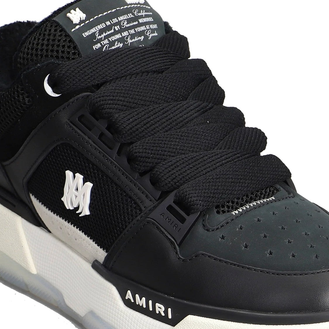 Amiri Black Cotton Laces Sneakers