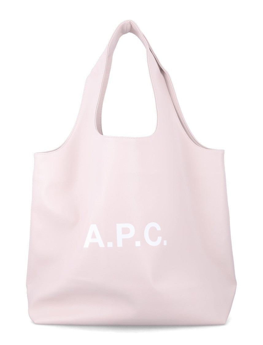 A.P.C. Logo Print Ninon Tote Bag