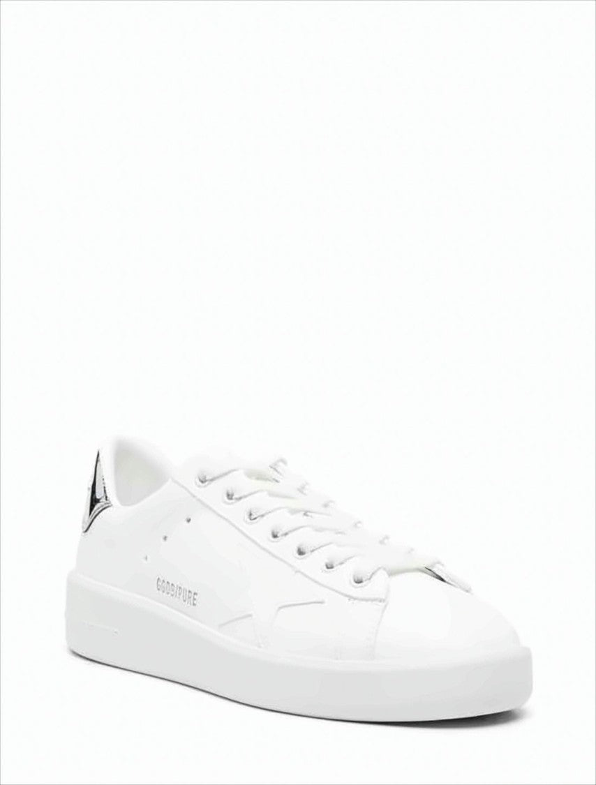 Golden Goose Low-Top Sneaker With Metallic Accents And Star Detailing