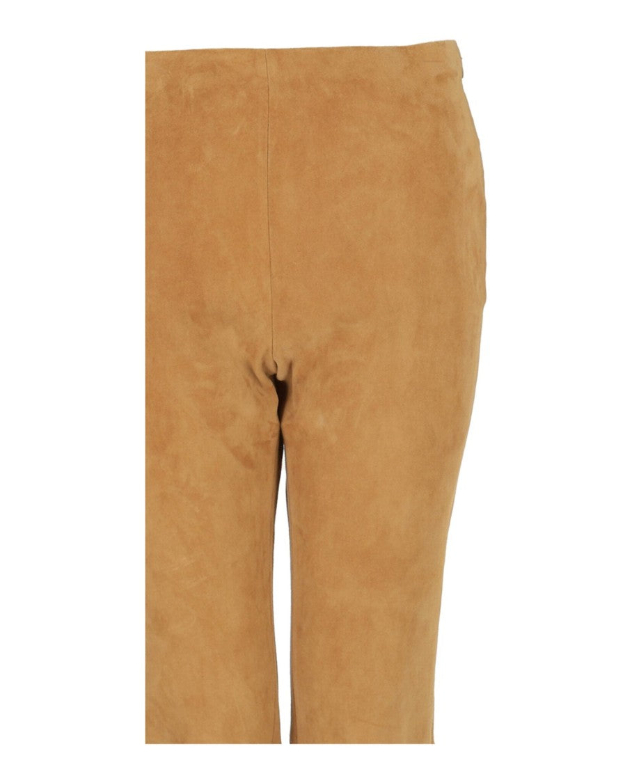 Ferragamo Suede Leggings