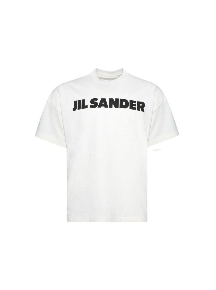 Jil Sander Logo Tee Porcelain
