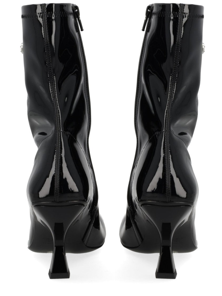 Diesel D-Amber Md Sculpted Heel Boots