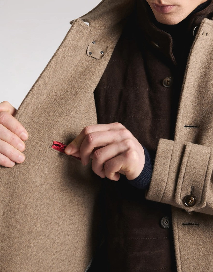 Fay Easy Coat With Secure Hook Closure