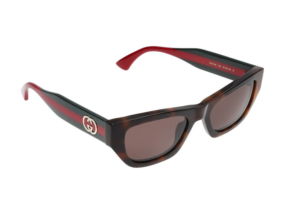 Gucci Sunglasses Gg2116s 002 Havana Green Brown 52/20/145