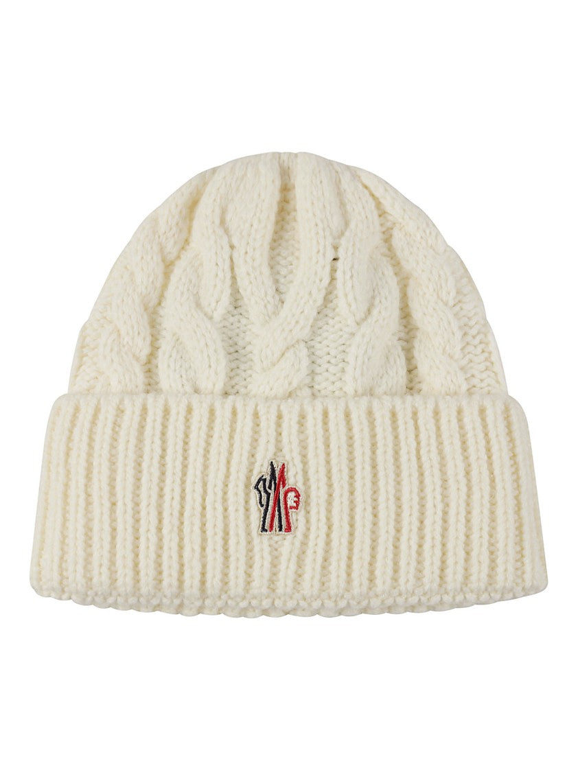 Moncler Grenoble Cable Knit Virgin Wool Beanie