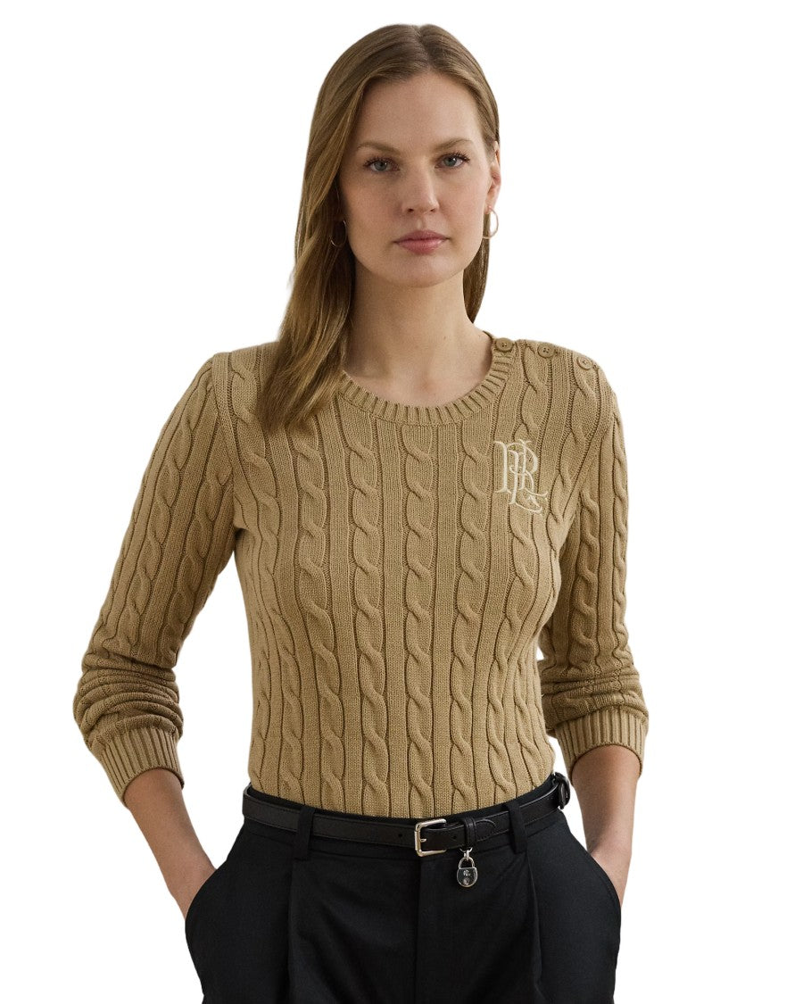 Lauren Ralph Lauren Montiva Long Sleeve Cable Knit Pullover