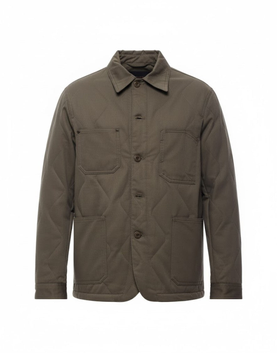 Tela Cruda Boxy Fit Utility Workwear Jacket With