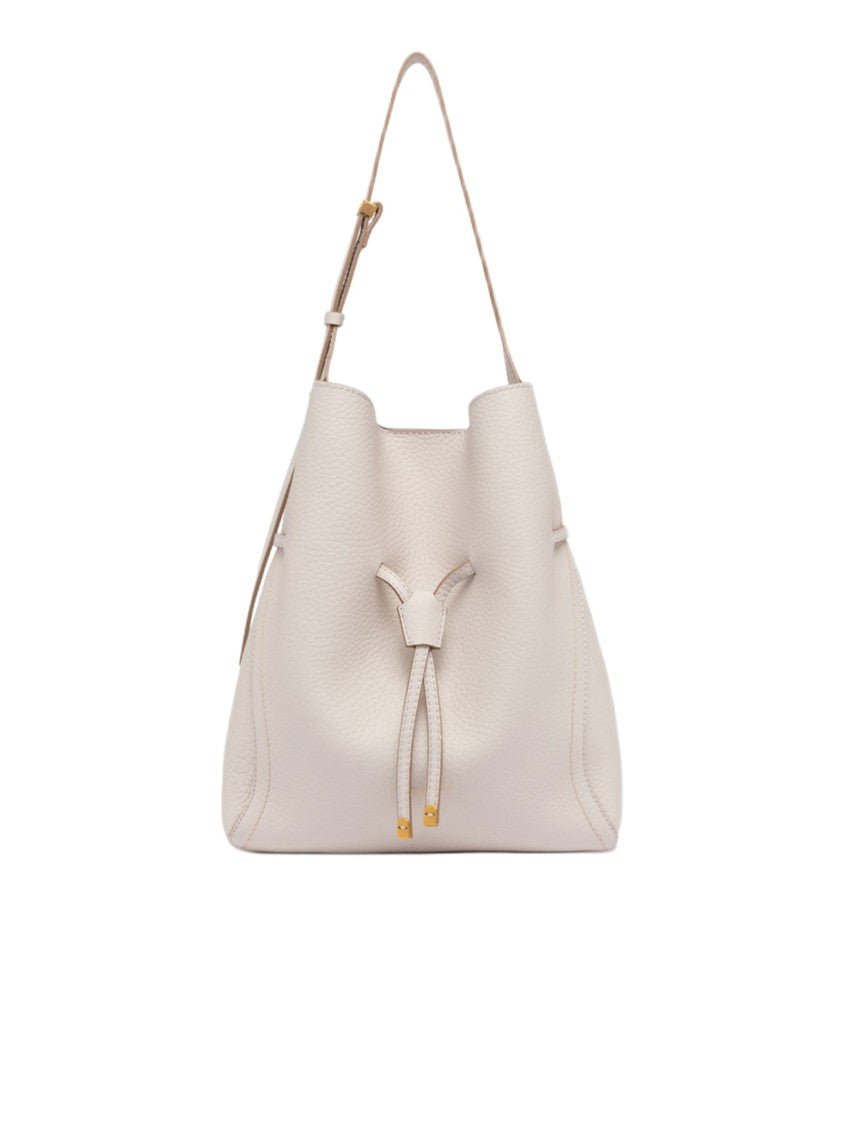 Gianni Chiarini Soft Silhouette Pebbled Leather Bag With Contrast Stitching