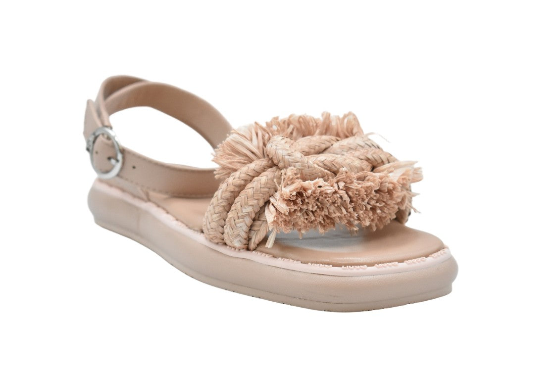 Liu Jo Sole Flat Sandals With Braided Knot Detail