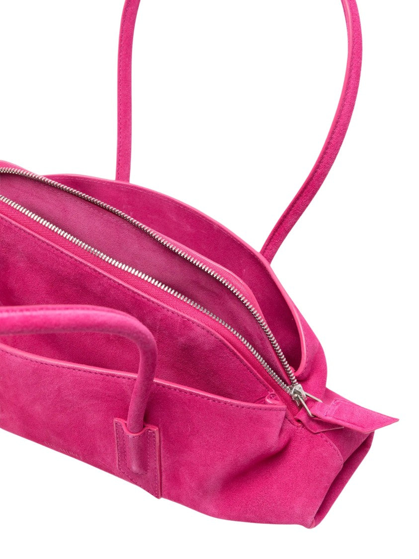 The Attico La Passeggiata Small Suede Handbag