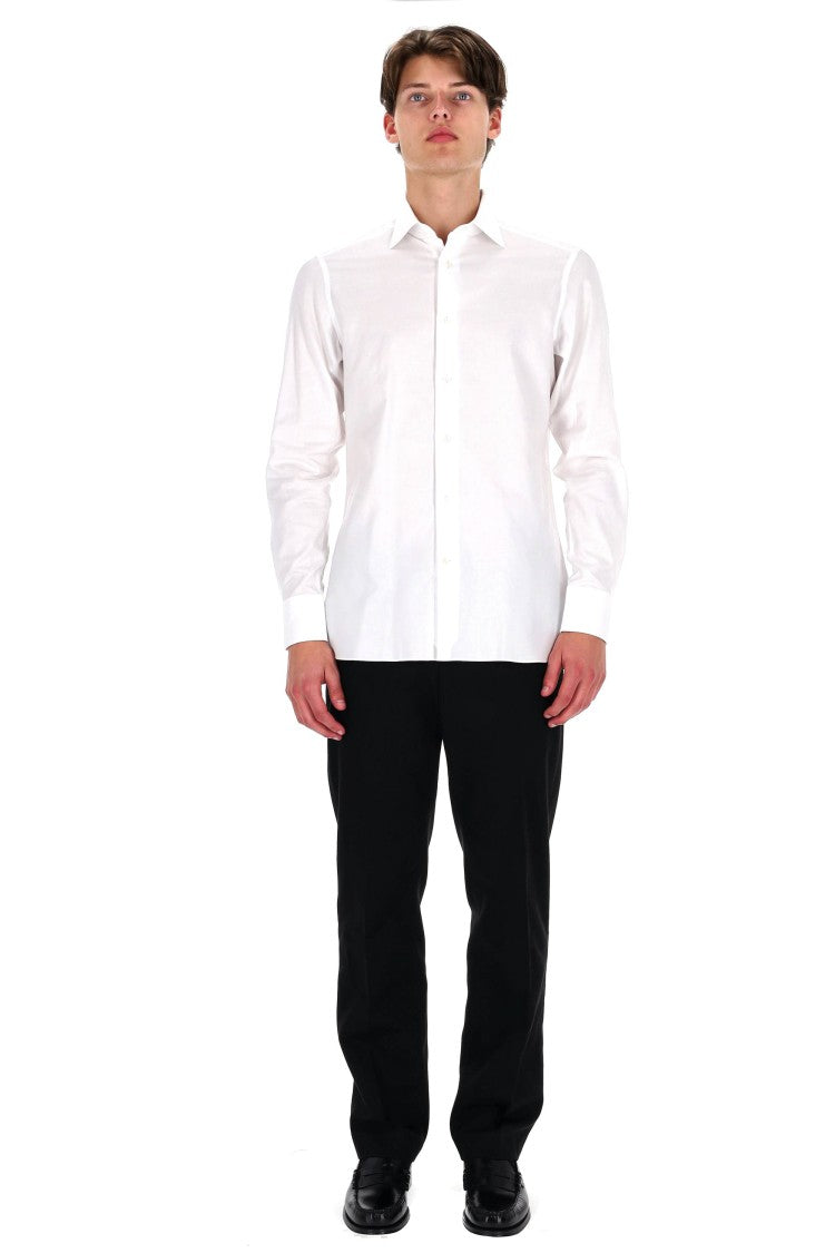 Zegna Cotton Oxford Shirt