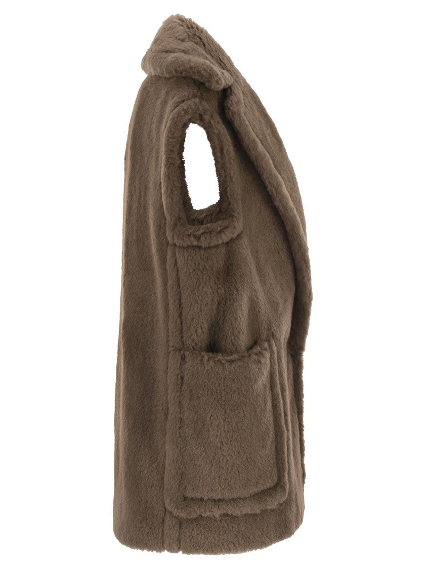 Max Mara Bormida1234 - Alpaca And Wool Teddy Waistcoat