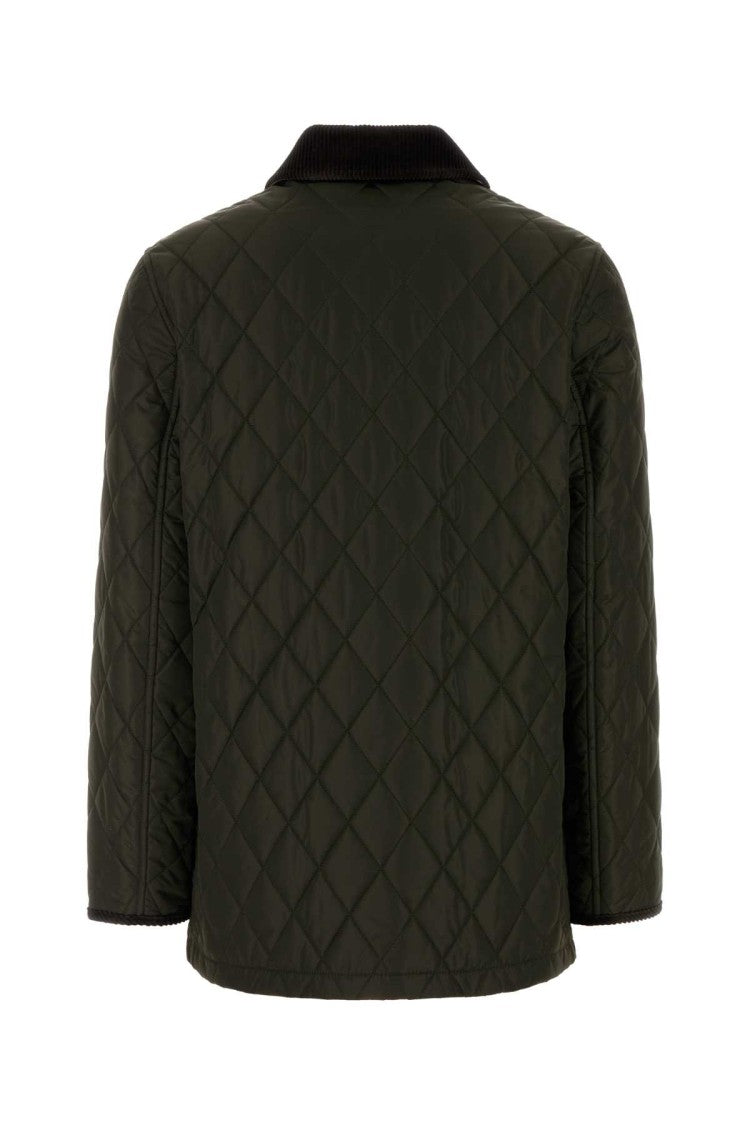 Burberry Army Green Nylon Jacket