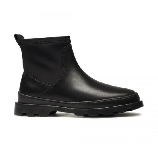 Camper Ankle Boots With Smooth Calf Leather And Chunky Eva Sole