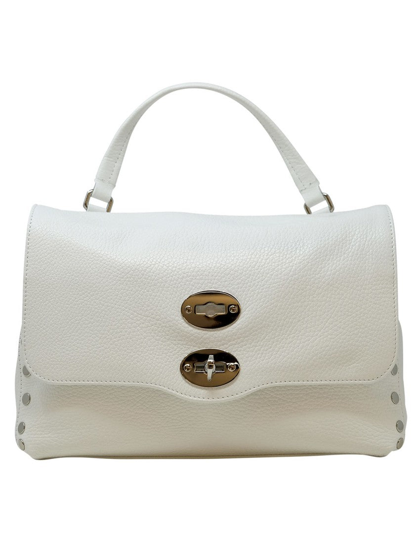 Zanellato White Postina Daily S Giorno S Leather Handbag