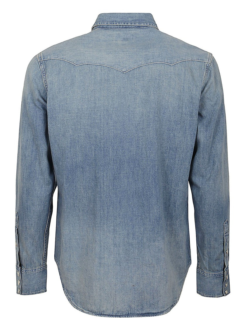 Polo Ralph Lauren Light Wash Denim Sport Shirt