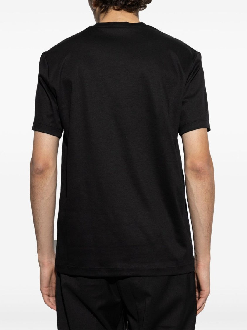 Giorgio Armani Classic Black Short-Sleeve T-Shirt