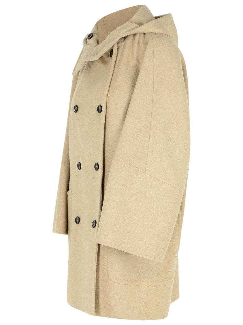 Max Mara Arturo1234' Beige Wool Blend Coat