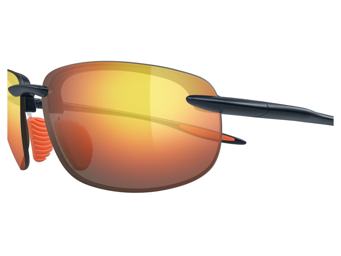 Maui Jim Orange Mj0676s Mirrored Gradient Rimless Sunglasses