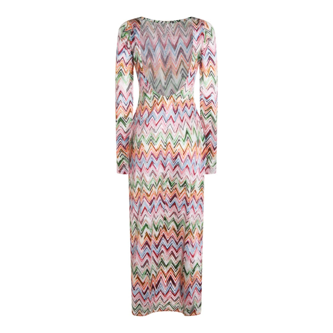 Missoni Zigzag Pattern Maxi Dress